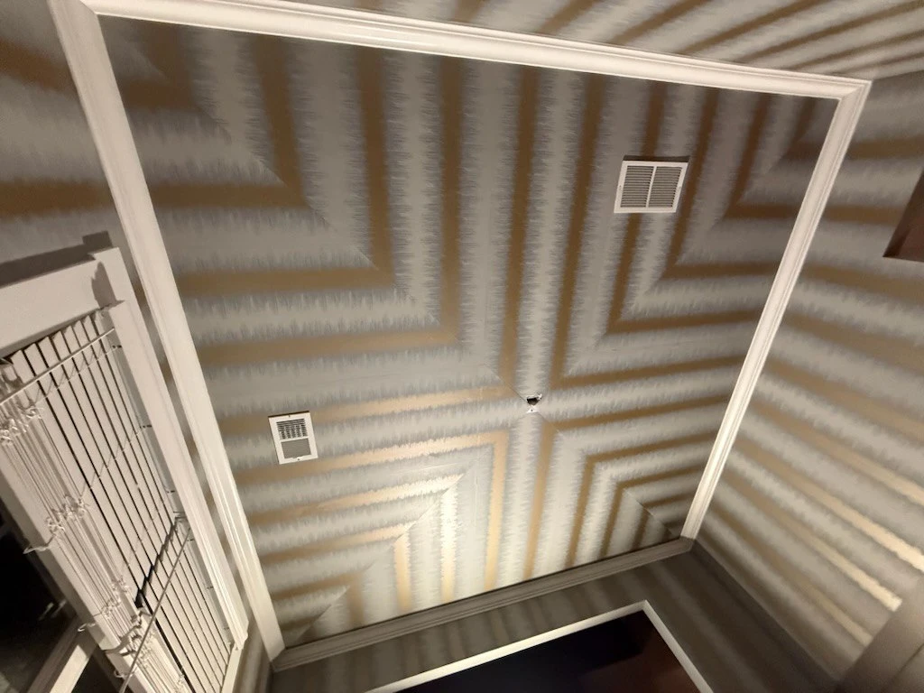 Professional wallpaper work in Farmington Hills Michigan